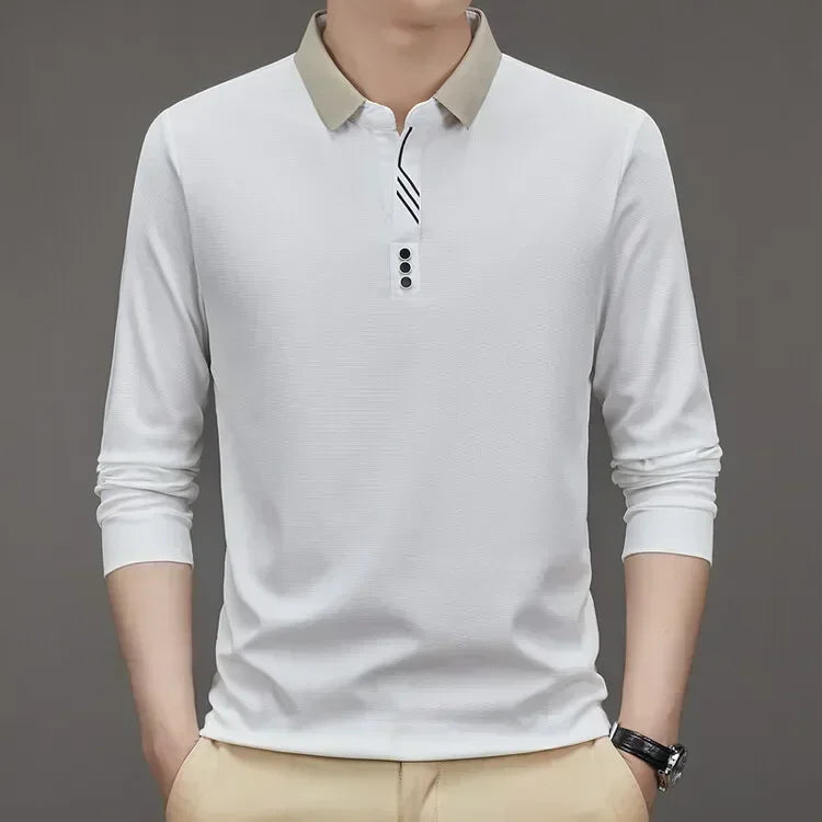 Men's Waffle Polo Tee