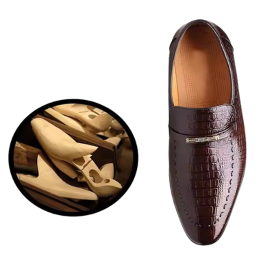 Embossed Dress Shoes